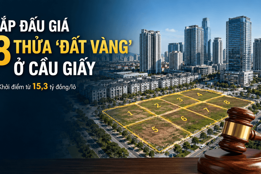 Hà Nội sắp đấu giá 8 thửa “đất vàng” tại Cầu Giấy
