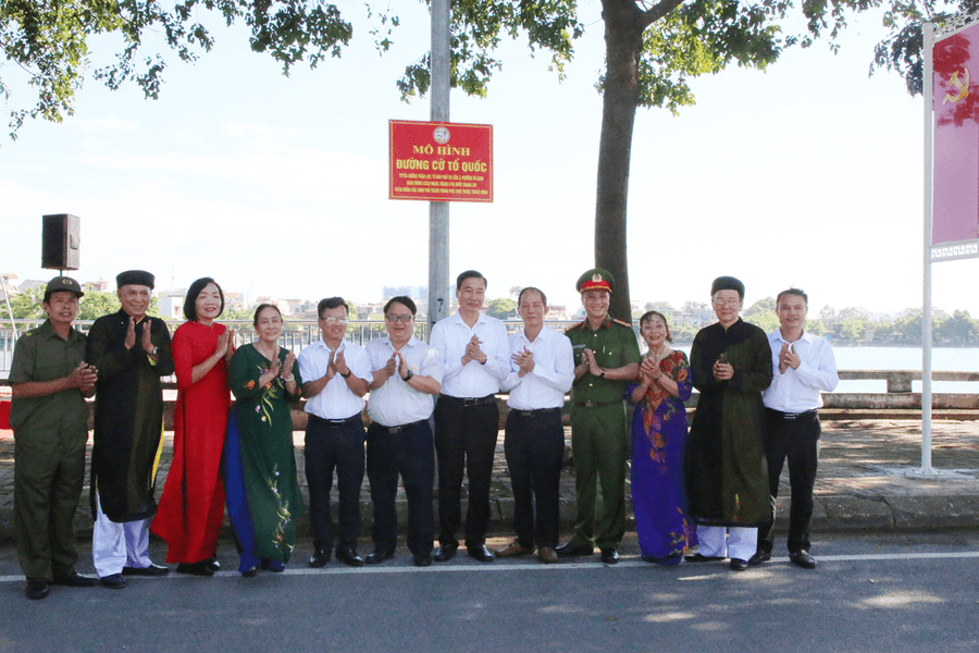 Ra mắt mô hình "Đường cờ Tổ quốc" tại Bắc Ninh