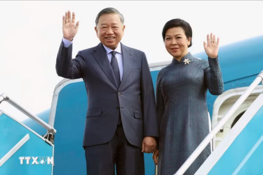 Tổng Bí thư, Chủ tịch nước Tô Lâm cùng Phu nhân lên đường thăm cấp Nhà nước tới Nga, thăm chính thức Pháp và dự Hội nghị Thượng đỉnh Không gian vũ trụ
