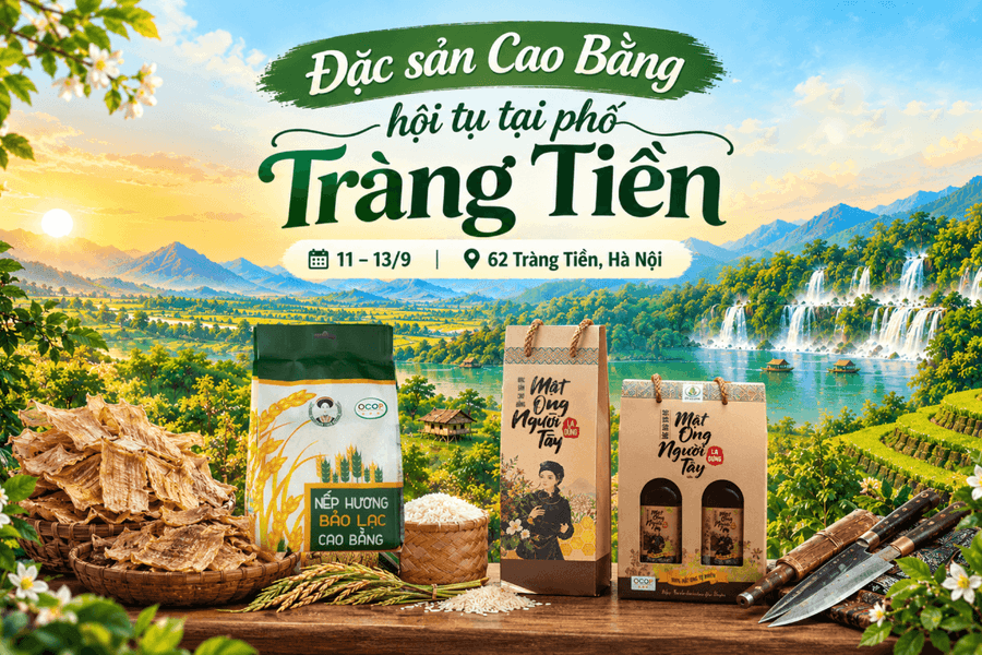 Đặc sản Cao Bằng “đổ bộ” phố Tràng Tiền