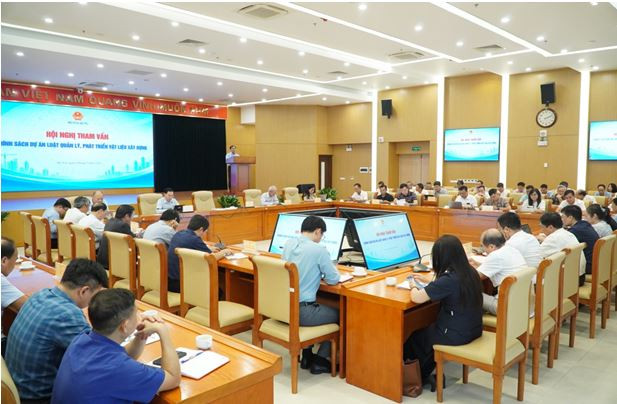 Hội nghị tham vấn chính sách xây dựng Luật Quản lý, phát triển vật liệu xây dựng