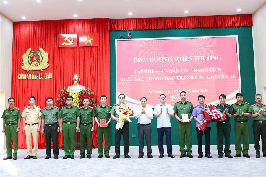 Lai Châu biểu dương lực lượng triệt phá 3 chuyên án lớn