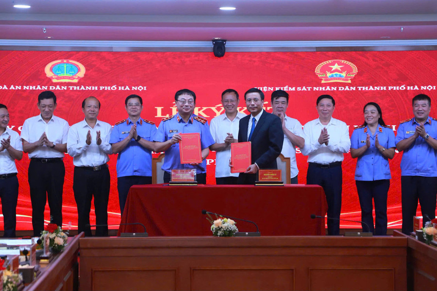 TAND TP Hà Nội và VKSND phối hợp, nâng cao chất lượng giải quyết án