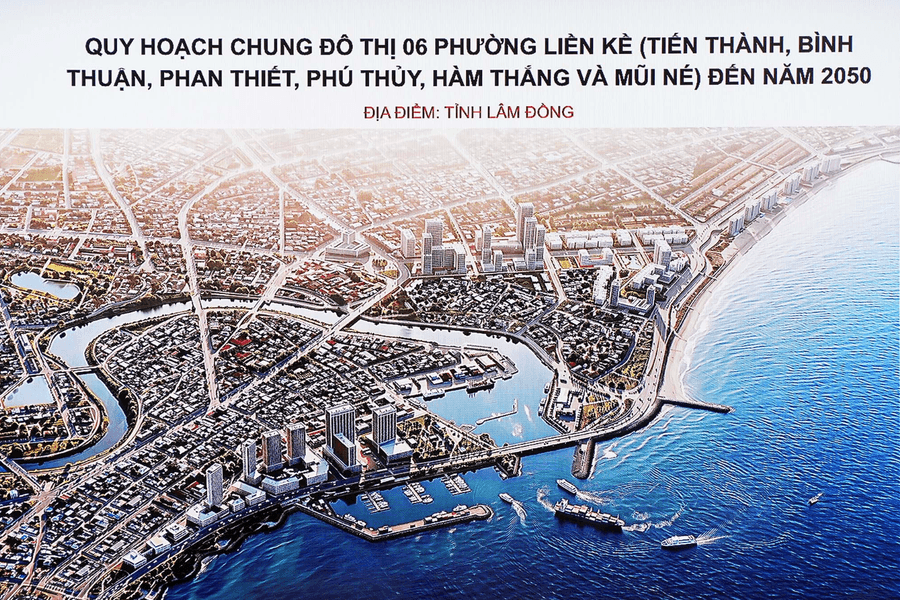 Phan Thiết định hướng đô thị đa cực đến năm 2050