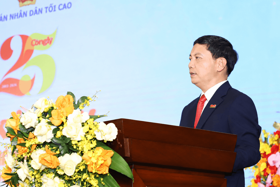 Diễn văn kỷ niệm 25 năm Ngày thành lập Báo Công lý