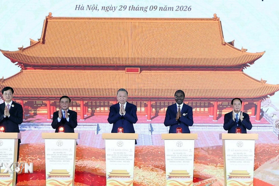Tổng Bí thư, Chủ tịch nước Tô Lâm dự Lễ khởi công Dự án đầu tư bảo quản, tu bổ, phục hồi Điện Kính Thiên