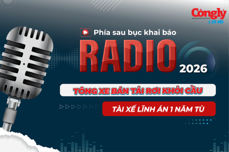 Radio Phía sau bục khai báo: Tông xe bán tải rơi khỏi cầu, tài xế lĩnh án 1 năm tù