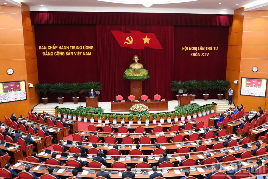 Kết luận Hội nghị lần thứ tư Ban Chấp hành Trung ương Đảng khóa XIV về Đề cương tổng kết thực tiễn và nghiên cứu sửa đổi, bổ sung Điều lệ Đảng
