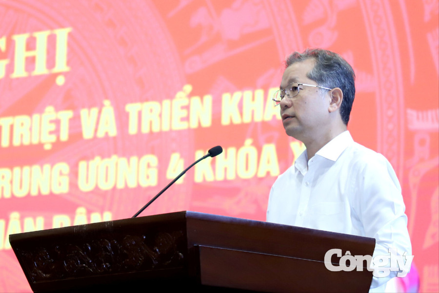 Chánh án TANDTC Nguyễn Văn Quảng: Cụ thể hóa Văn kiện Hội nghị Trung ương 4 gắn với nhiệm vụ của từng đơn vị
